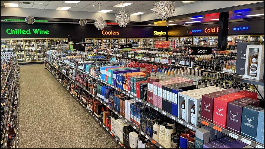 Inside ARC Liquor Vernon Square Mall