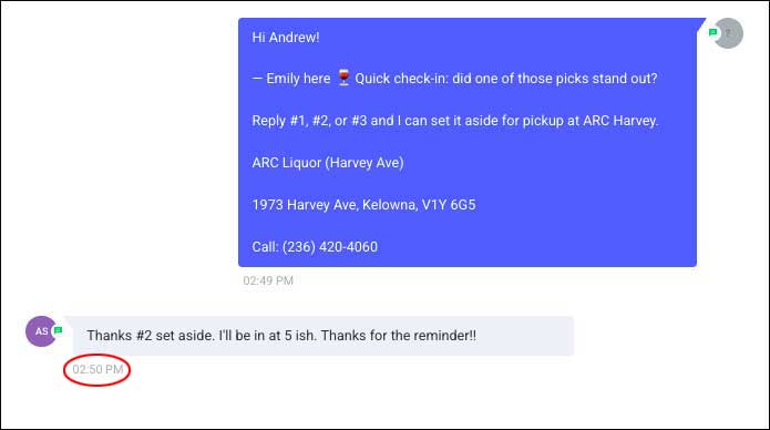 image of an excerpt taken from the csv file which shows product availability and price