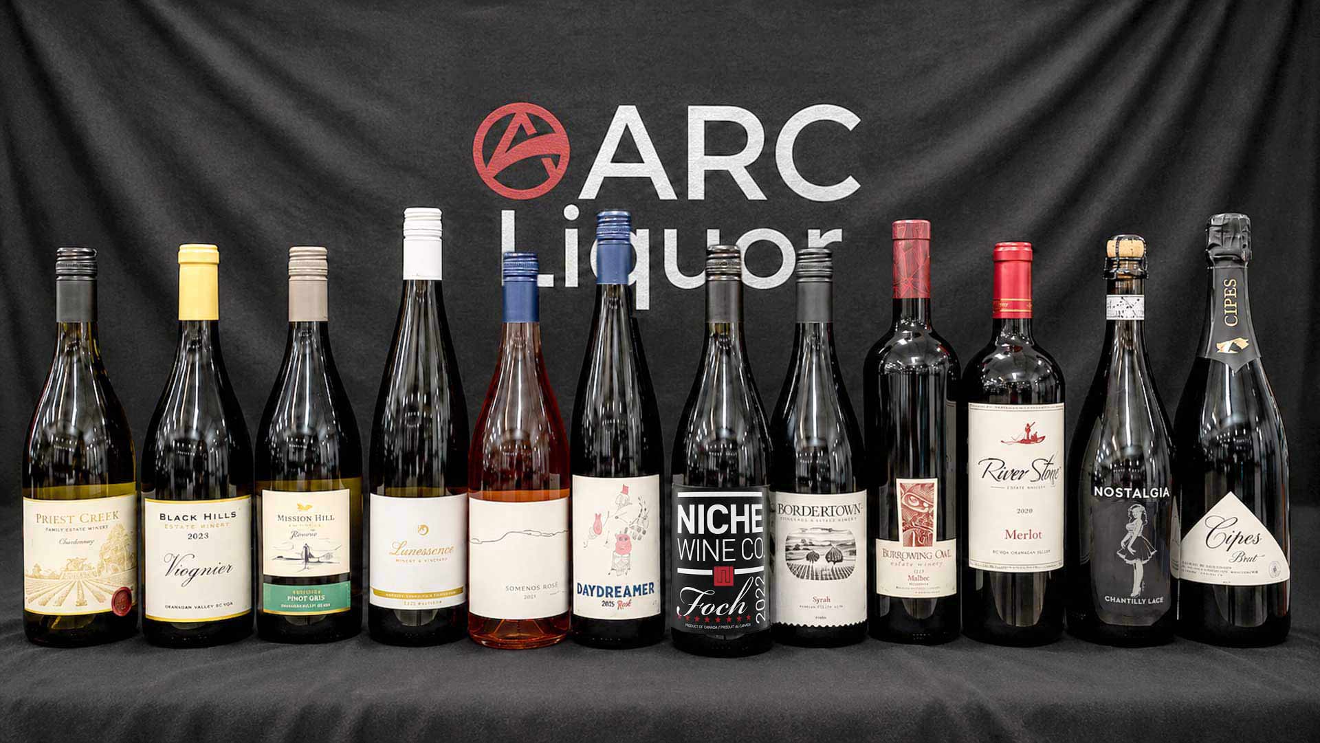 pic of 12 bottles from Emily's Summer Selects