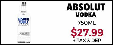 Absolut Vodka - 750ml