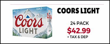 Coors Light – 24 Pack